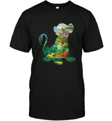 Disney Lion King Simba Silhouette Graphic Men's T-Shirt Men's T-Shirt - HorseTee