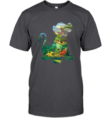 Disney Lion King Simba Silhouette Graphic Men's T-Shirt Men's T-Shirt - HorseTee