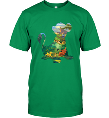 Disney Lion King Simba Silhouette Graphic Men's T-Shirt Men's T-Shirt - HorseTee