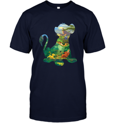 Disney Lion King Simba Silhouette Graphic Men's T-Shirt