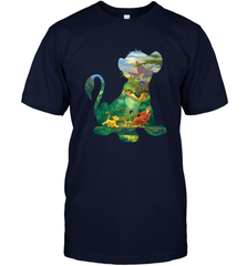 Disney Lion King Simba Silhouette Graphic Men's T-Shirt Men's T-Shirt - HorseTee