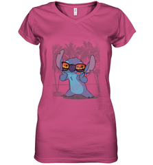 DisneyLilo and Stitch Hawaii Women's V-Neck T-Shirt Women's V-Neck T-Shirt - HorseTee