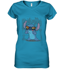 DisneyLilo and Stitch Hawaii Women's V-Neck T-Shirt Women's V-Neck T-Shirt - HorseTee