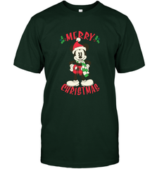 Disney Vintage Mickey Mouse Merry Christmas Men's T-Shirt Men's T-Shirt - HorseTee