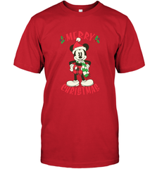 Disney Vintage Mickey Mouse Merry Christmas Men's T-Shirt Men's T-Shirt - HorseTee