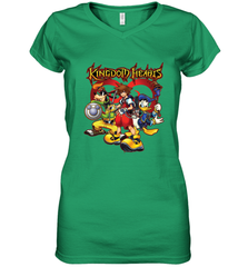 Disney Kingdom Hearts Team Ready Women's V-Neck T-Shirt Women's V-Neck T-Shirt - HorseTee