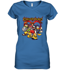 Disney Kingdom Hearts Team Ready Women's V-Neck T-Shirt Women's V-Neck T-Shirt - HorseTee