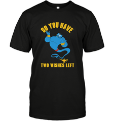 Disney Aladdin Genie So You Have Two Wishes Left Portrait Men's T-Shirt Men's T-Shirt - HorseTee