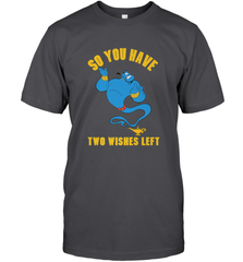 Disney Aladdin Genie So You Have Two Wishes Left Portrait Men's T-Shirt Men's T-Shirt - HorseTee