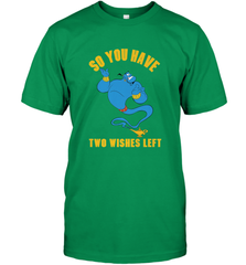 Disney Aladdin Genie So You Have Two Wishes Left Portrait Men's T-Shirt Men's T-Shirt - HorseTee