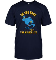Disney Aladdin Genie So You Have Two Wishes Left Portrait Men's T-Shirt Men's T-Shirt - HorseTee