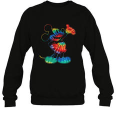 Disney Tie Dye Mickey Mouse Crewneck Sweatshirt
