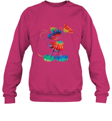 Disney Tie Dye Mickey Mouse Crewneck Sweatshirt Crewneck Sweatshirt - HorseTee