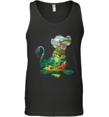 Disney Lion King Simba Silhouette Graphic Men's Tank Top Men's Tank Top - HorseTee
