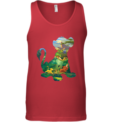 Disney Lion King Simba Silhouette Graphic Men's Tank Top Men's Tank Top - HorseTee