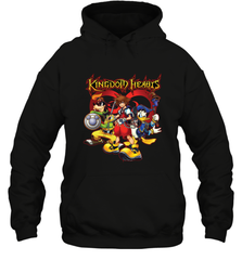 Disney Kingdom Hearts Team Ready Hooded Sweatshirt Hooded Sweatshirt - HorseTee