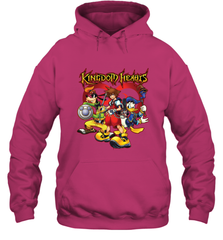Disney Kingdom Hearts Team Ready Hooded Sweatshirt Hooded Sweatshirt - HorseTee