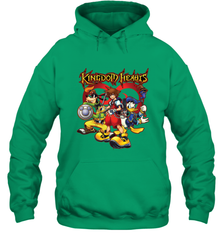 Disney Kingdom Hearts Team Ready Hooded Sweatshirt Hooded Sweatshirt - HorseTee