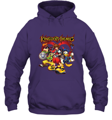 Disney Kingdom Hearts Team Ready Hooded Sweatshirt Hooded Sweatshirt - HorseTee
