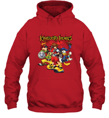 Disney Kingdom Hearts Team Ready Hooded Sweatshirt Hooded Sweatshirt - HorseTee