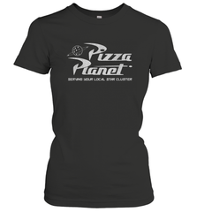 Disney Pixar Toy Story Pizza Planet Distressed Logo Women's T-Shirt Women's T-Shirt - HorseTee