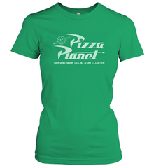 Disney Pixar Toy Story Pizza Planet Distressed Logo Women's T-Shirt Women's T-Shirt - HorseTee