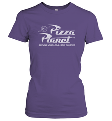 Disney Pixar Toy Story Pizza Planet Distressed Logo Women's T-Shirt Women's T-Shirt - HorseTee