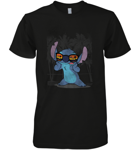 Disney Lilo and Stitch Hawaii Beach Men's Premium T-Shirt Men's Premium T-Shirt / Black / XS Men's Premium T-Shirt - HorseTee