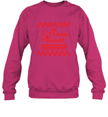 Disney Pixar Toy Story Pizza Planet Checkered Logo Crewneck Sweatshirt Crewneck Sweatshirt - HorseTee