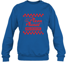 Disney Pixar Toy Story Pizza Planet Checkered Logo Crewneck Sweatshirt Crewneck Sweatshirt - HorseTee