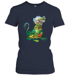 Disney Lion King Simba Silhouette Graphic Women's T-Shirt