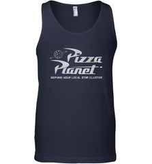 Disney Pixar Toy Story Pizza Planet Distressed Logo Men's Tank Top Men's Tank Top - HorseTee