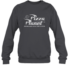 Disney Pixar Toy Story Pizza Planet Distressed Logo Crewneck Sweatshirt Crewneck Sweatshirt - HorseTee