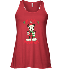 Disney Vintage Mickey Mouse Merry Christmas Women's Tank Top Women's Tank Top - HorseTee