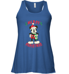 Disney Vintage Mickey Mouse Merry Christmas Women's Tank Top Women's Tank Top - HorseTee