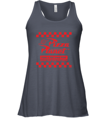 Disney Pixar Toy Story Pizza Planet Checkered Logo Women's Tank Top Women's Tank Top - HorseTee