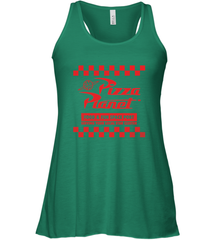 Disney Pixar Toy Story Pizza Planet Checkered Logo Women's Tank Top Women's Tank Top - HorseTee