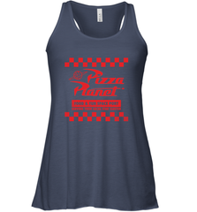 Disney Pixar Toy Story Pizza Planet Checkered Logo Women's Tank Top Women's Tank Top - HorseTee