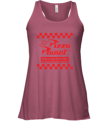 Disney Pixar Toy Story Pizza Planet Checkered Logo Women's Tank Top Women's Tank Top - HorseTee