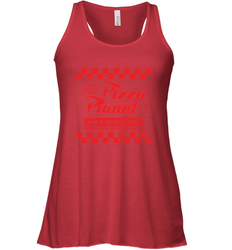 Disney Pixar Toy Story Pizza Planet Checkered Logo Women's Tank Top