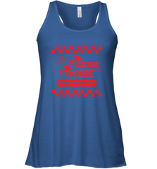 Disney Pixar Toy Story Pizza Planet Checkered Logo Women's Tank Top Women's Tank Top - HorseTee