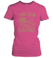 Disney Pixar Toy Story Neon Green Alien Pizza Planet I Am From Pizza Planet Women's T-Shirt Women's T-Shirt - HorseTee