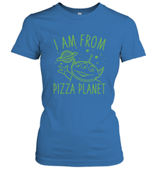 Disney Pixar Toy Story Neon Green Alien Pizza Planet I Am From Pizza Planet Women's T-Shirt Women's T-Shirt - HorseTee