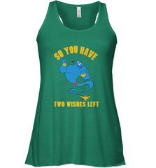 Disney Aladdin Genie So You Have Two Wishes Left Portrait Women's Tank Top Women's Tank Top - HorseTee